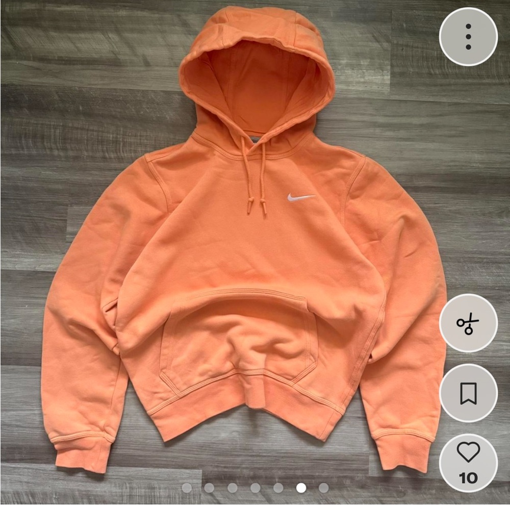 Nike Vibrant Orange Pullover Hoodie